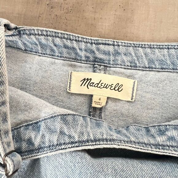 Madewell light Denim Peplum Cami size 4 - Picture 10 of 13